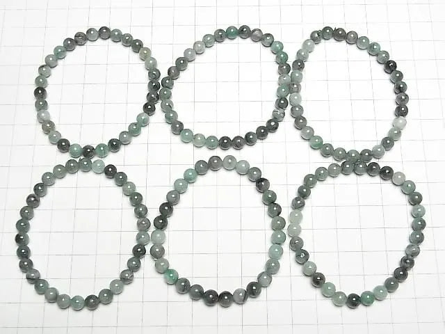ブラジル産エメラルドAA+ ラウンド6mm 1連(ブレス)