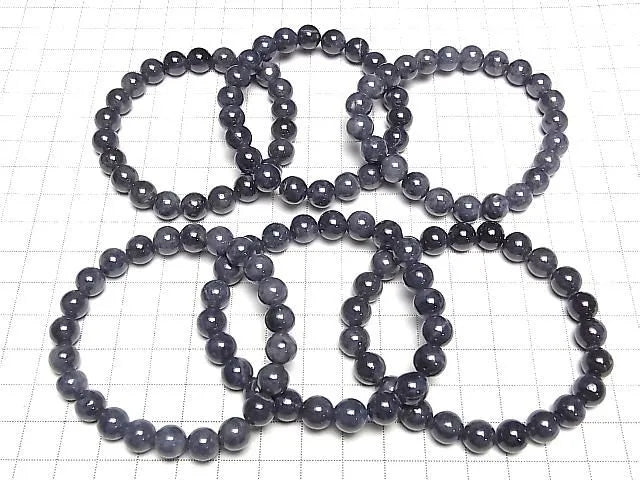 サファイアAA++ ラウンド8~9mm 1連(ブレス)