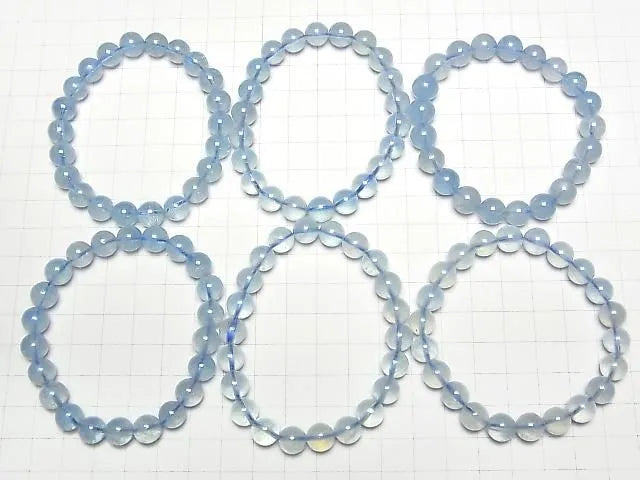 アクアマリンAA++ ラウンド 8mm 1連(ブレス)