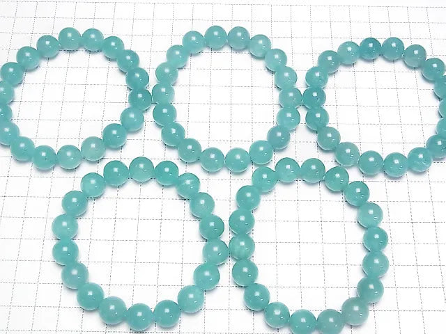 ウイグル産アマゾナイトシリカAA++ ラウンド11.5mm 1連(ブレス)