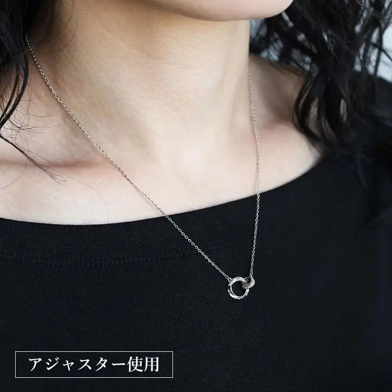 シルバー925 メビウスリングネックレス