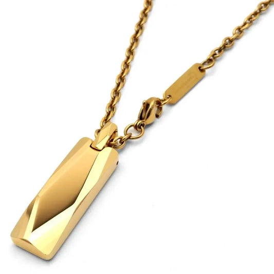 タングステン ダイヤカットネックレス