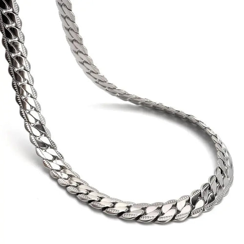 ステンレス ハワイアンチェーンネックレス