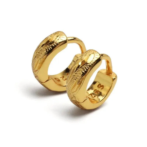 S925 ハワイアンフープピアス 3カラー