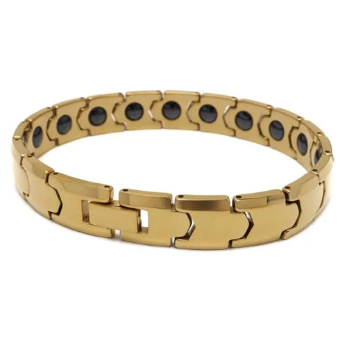 タングステン 磁気ブレスレット ヘマタイトビーズ付き