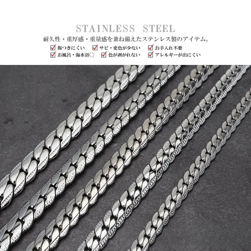 ステンレス ハワイアンチェーンネックレス