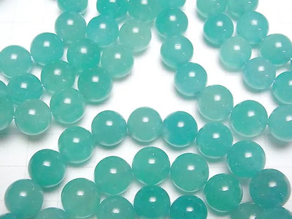ウイグル産アマゾナイトシリカAA++ ラウンド10.5mm 1連(ブレス)