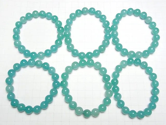 ウイグル産アマゾナイトシリカAA++ ラウンド10.5mm 1連(ブレス)