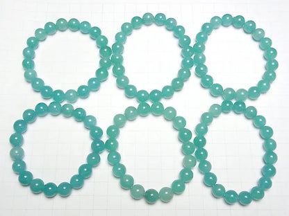 ウイグル産アマゾナイトシリカAA++ ラウンド10.5mm 1連(ブレス)
