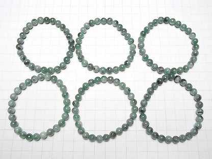 ブラジル産エメラルドAA+ ラウンド7mm 1連(ブレス)