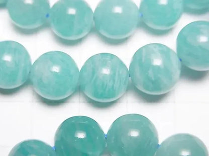 モザンビーク産アマゾナイトAA++ ラウンド10mm 1連(ブレス）