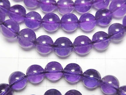 アメジストAAA ラウンド6mm 1連(ブレス）