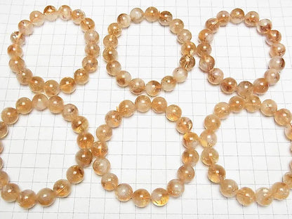 ファントムシトリンAA+ ラウンド12mm 1連(ブレス)