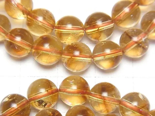 ブランデーファントムシトリンAAA ラウンド8.5mm 1連(ブレス)