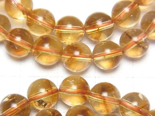 ブランデーファントムシトリンAAA ラウンド8.5mm 1連(ブレス)