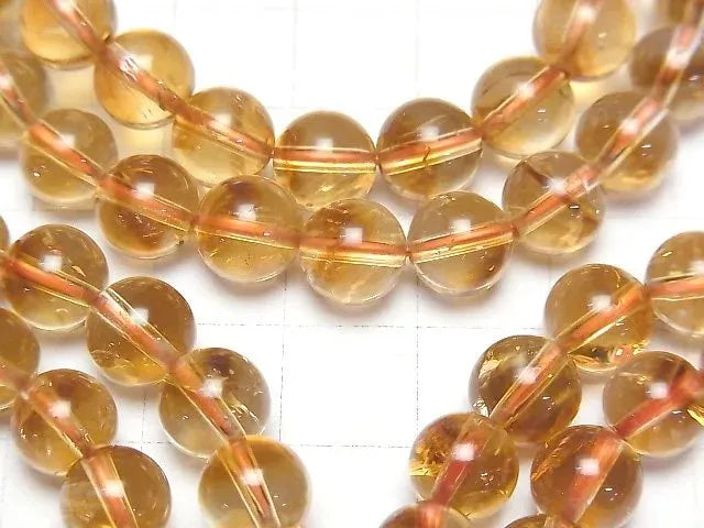 ブランデーファントムシトリンAAA ラウンド8.5mm 1連(ブレス)