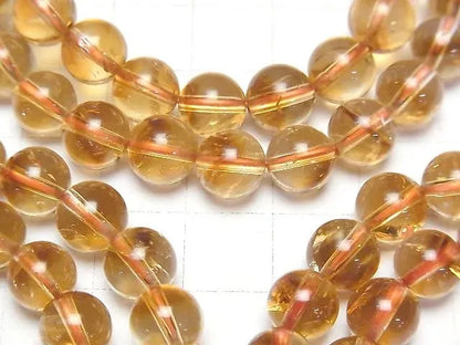 ブランデーファントムシトリンAAA ラウンド8.5mm 1連(ブレス)