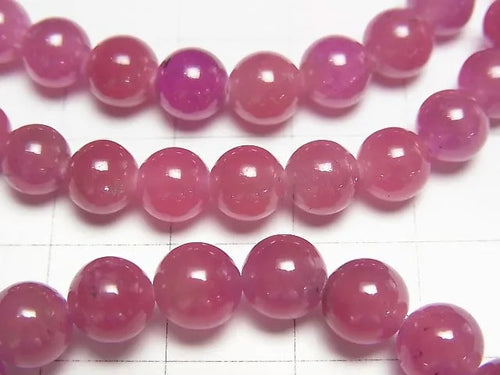 ピンクサファイアAA++ ラウンド4~7mm 1連(ブレス)