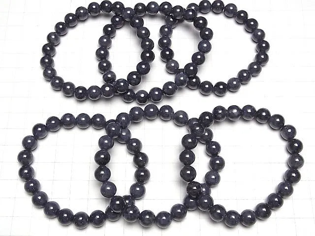 サファイアAAA- ラウンド8.5mm 1連(ブレス)