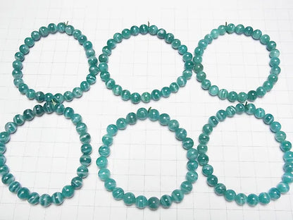 ロシアンアマゾナイトAAA ラウンド 7mm 1連(ブレス)