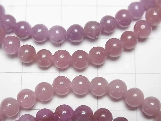 ピンクサファイアAA ラウンド5mm 1連(ブレス)