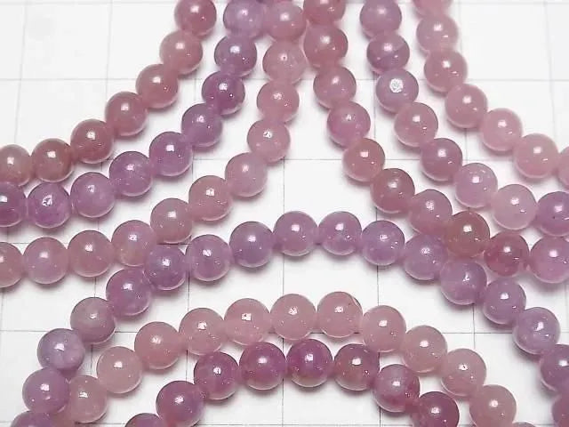 ピンクサファイアAA ラウンド5mm 1連(ブレス)