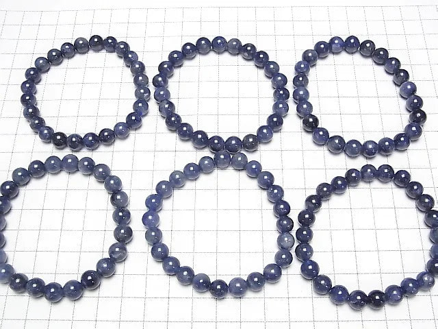 モザンビーク産サファイアAA++ ラウンド8mm 1連(ブレス)