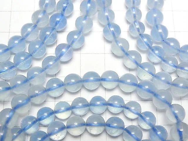 アクアマリンAAA- ラウンド 8.5mm 1連(ブレス)