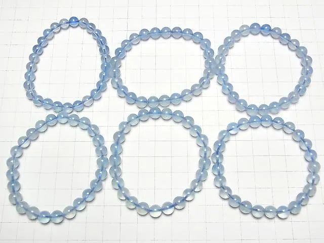 アクアマリンAAA- ラウンド 8.5mm 1連(ブレス)