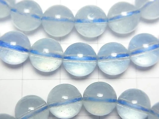 アクアマリンAA++ ラウンド 9mm 1連(ブレス)