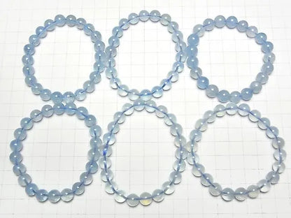 アクアマリンAA++ ラウンド 8mm 1連(ブレス)