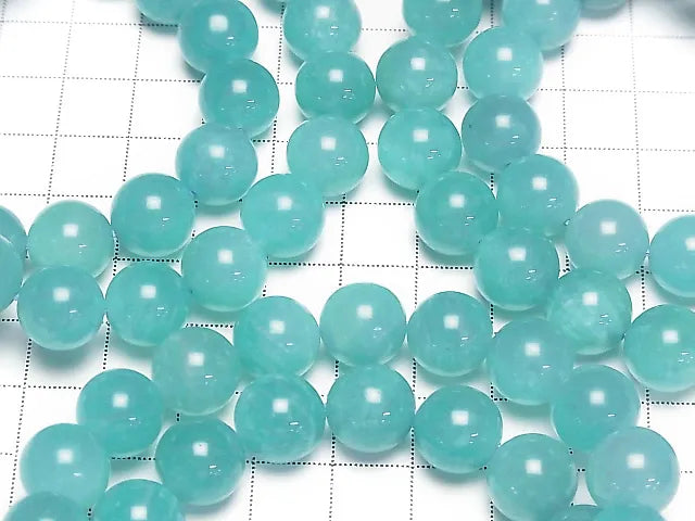 ウイグル産アマゾナイトシリカAA++ ラウンド11.5mm 1連(ブレス)