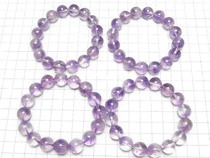 アメジスト×クリスタルAA++ ラウンド13mm 1連(ブレス)