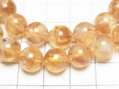 ファントムシトリンAA++ ラウンド10mm 1連(ブレス)