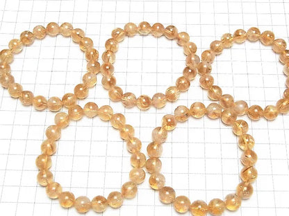 ファントムシトリンAA++ ラウンド10mm 1連(ブレス)