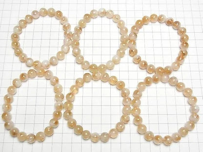 バイカラーシトリンAA+ ラウンド9.5mm 1連(ブレス)