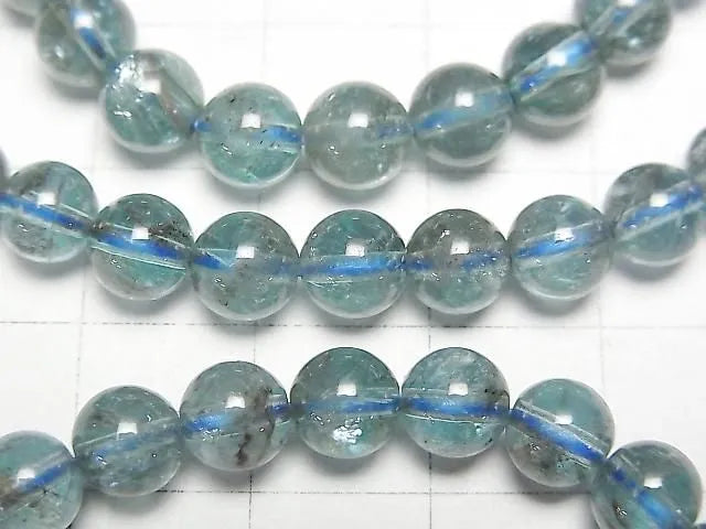 ブルーアパタイトAA ラウンド6mm 1連(ブレス)