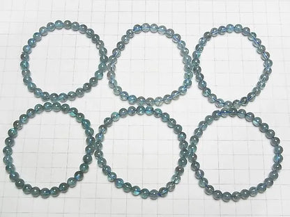ブルーアパタイトAA ラウンド6mm 1連(ブレス)