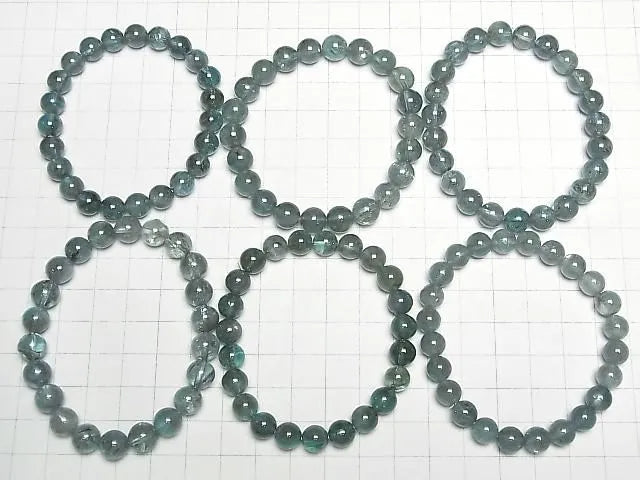 ブルーアパタイトAA ラウンド8mm 1連(ブレス)