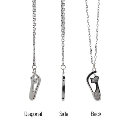 S925 ノーブルキャット 猫 ネックレス