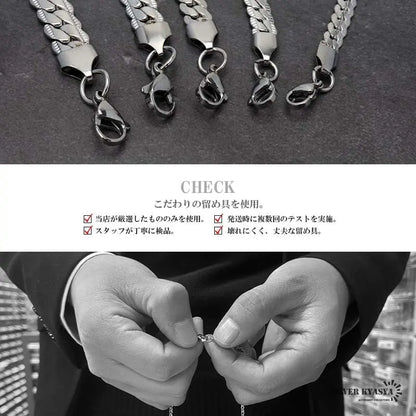 ステンレス ハワイアンチェーンネックレス