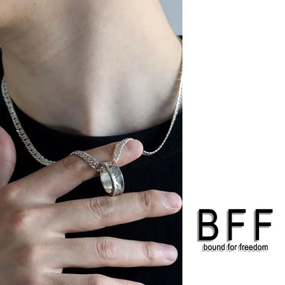 RAKUGAKIリング ネックレス