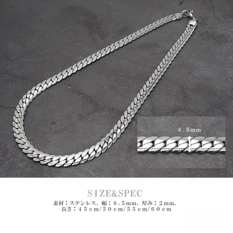 ステンレス ハワイアンチェーンネックレス