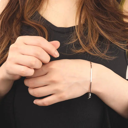 S925 スネークチェーン ブレスレット