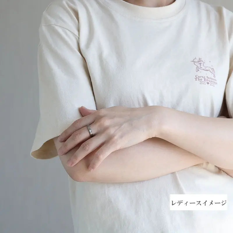 純チタン製 シンプルリング 4mm 2色