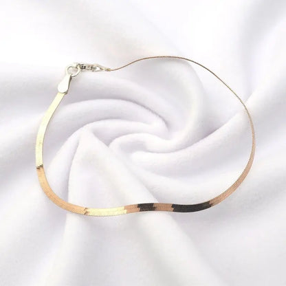 S925 スネークチェーン ブレスレット