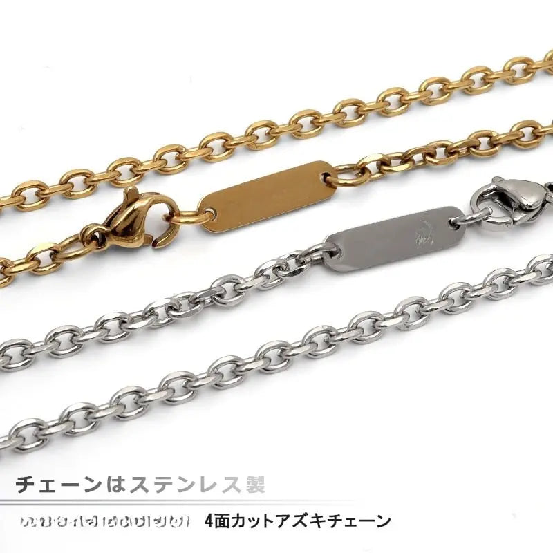 タングステン ダイヤカットネックレス