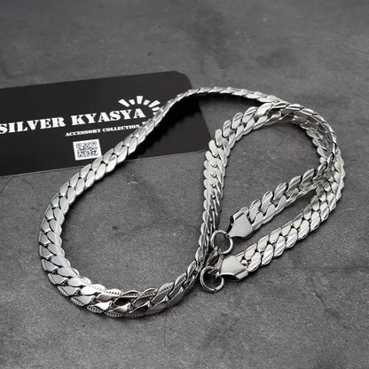 ステンレス ハワイアンチェーンネックレス