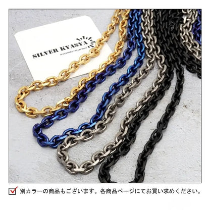 チタン 小豆チェーン幅7mm