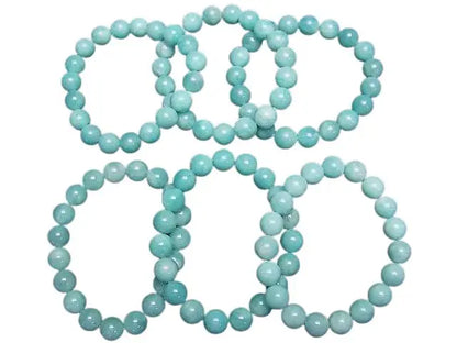 ペルー産アマゾナイトAAA ラウンド10mm 1連(ブレス)